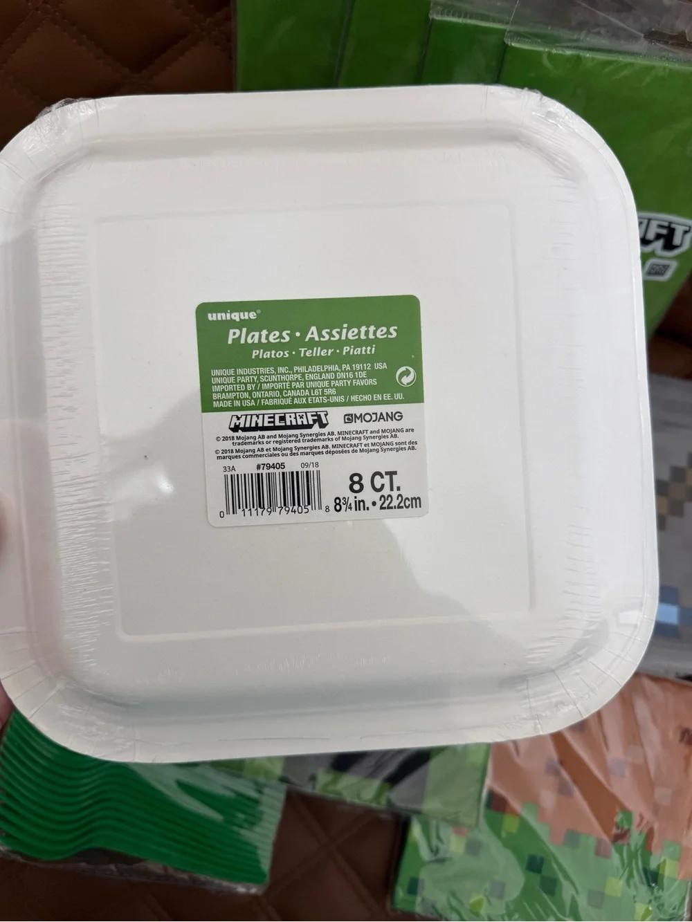 Minecraft Themed Party Supplies Set